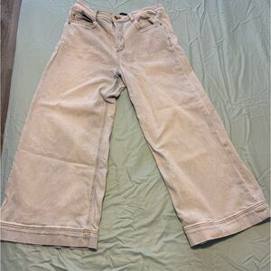 Maeve light denim jeans wide leg